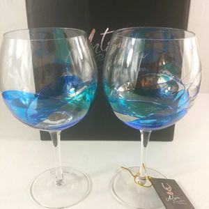 Antoni Barcelona Wine Glasses Balloon 21 Oz Set 2